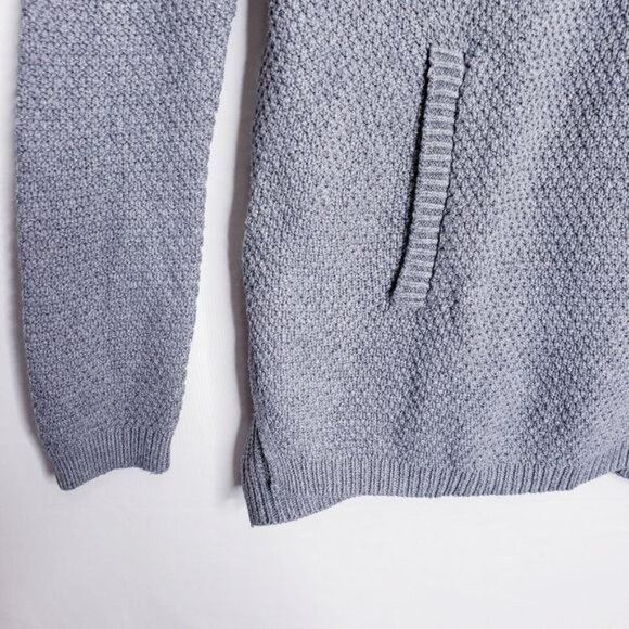 Lou & Grey Knit Cowl Neck Gray Lightweight Pullover Sweater Women's Size XS - Picture 3 of 7